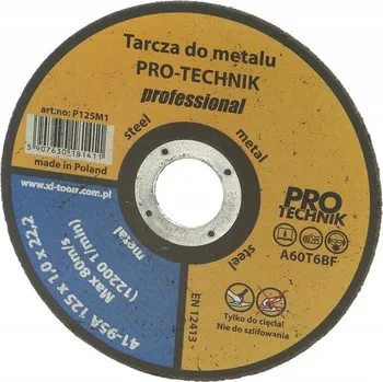 Řezný kotouč KOTOUČ NA ŘEZÁNÍ KOVU 180 x 1,6 mm POLSKO