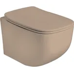 Wc závěsné AXA Jam béžová mat zadní odpad 3312710