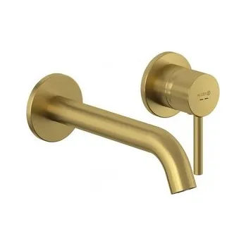 Vodovodní baterie Umyvadlová baterie Kludi Bozz bez podomítkového tělesa kartáčované zlato 38245N076