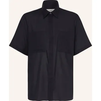 Pánská košile Ami Paris Pánská Košile Resort Regular Fit, tmavě modrá, 38