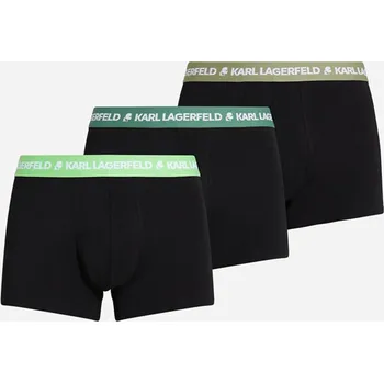 Boxerky SPODNÍ PRÁDLO KARL LAGERFELD LOGO TRUNK COLORBAND FOILIAGE-OIL-ABSINTH GREEN
