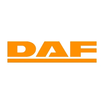 Samolepící dekorace DAF (06 - oranžová) SAMOLEPKA NA AUTO, NÁLEPKA, FÓLIE, POLEP, TUNING, VLASTNÍ TEXT, TISK, AUTOSAMOLEPKY.cz, POLEPY, OBRÁZEK, LOGO, 3D STICKERS