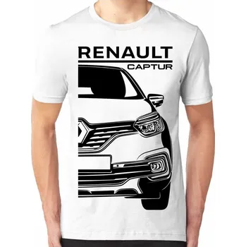 Pánské tričko Renault Captur 1 Facelift Pánské Tričko Khaki S