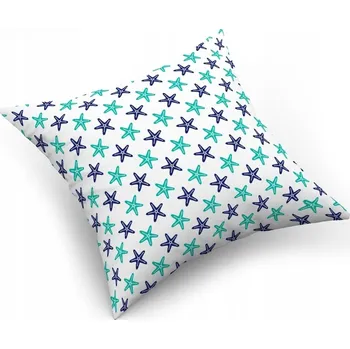Povlak na polštářek Povlak na polštářek "jasiek" 40x40 100% BAVLNA - Hvězdice Tyrkysovo Granátová