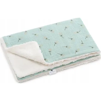 Dětská deka Dětská deka Beránek 75x100 cm kožíšek teddy 100% bavlna premium mušelín