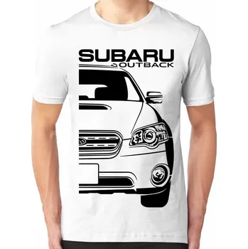 Subaru Outback 3 Pánské Tričko Khaki 2XL