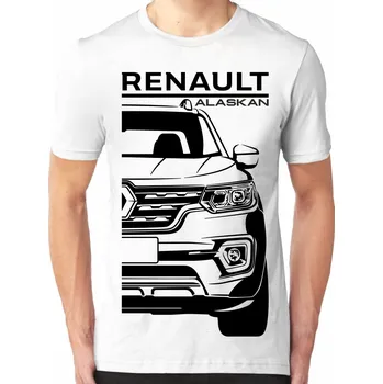 Pánské tričko Renault Alaskan Pánské Tričko Khaki S