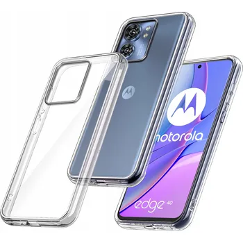 Pouzdro na mobilní telefon Zadní Kryt KrainaGSM pro Motorola Edge 40 bezbarvý