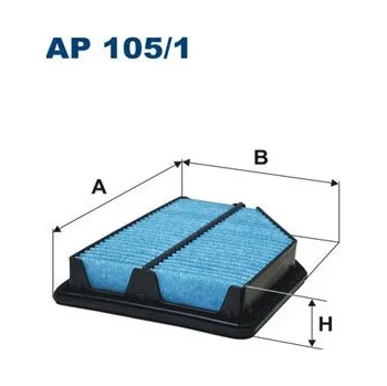 Filtr do auta Vzduchový filtr, , 17220RZPG00, 17220RZPY00, FILTRON, AP 105/1