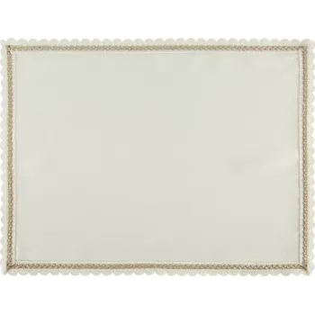 Obraz DEKORAČNÍ UBRUS NA STŮL LACE 30x40 CM KRÉMOVÝ