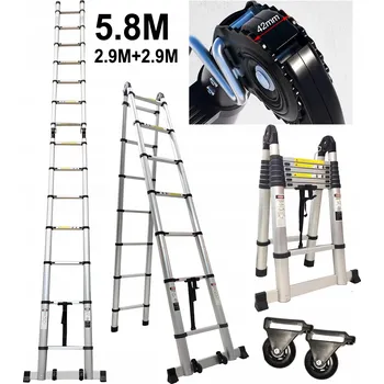 Žebřík Žebřík 5,8 m hliníkový 2 x 14 do 150 kg