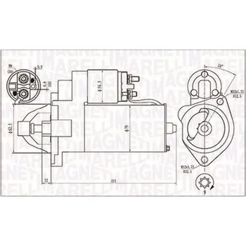 Startér Startér MAGNETI MARELLI MQS624