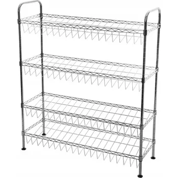 Botník Botník Kuchinox 75 x 85 x 25 cm stříbrná