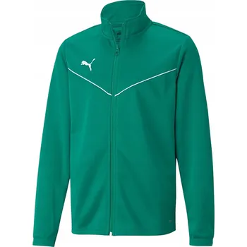 Chlapecká mikina DĚTSKÁ MIKINA PUMA TEAMRISE TRAINING POLY JACKET JR ZELENÁ vel. 164 cm (6 let)
