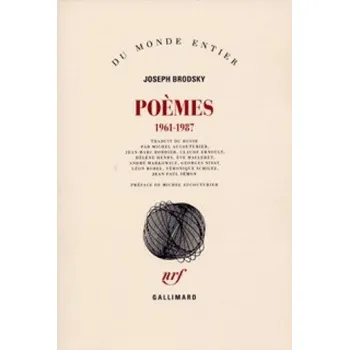 Umění Poèmes: (1961-1987) – Brodskij (FR)