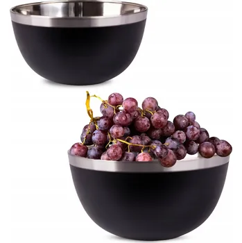 OCELOVÁ KUCHYŇSKÁ MÍSA MISKY NA OVOCE, SALÁT, NEREZOVÁ, UNIVERZÁLNÍ 15 cm