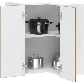 Kuchyňská skříňka Kuchyňská nástěnná rohová skříňka Lucca starého dřeva kompozit