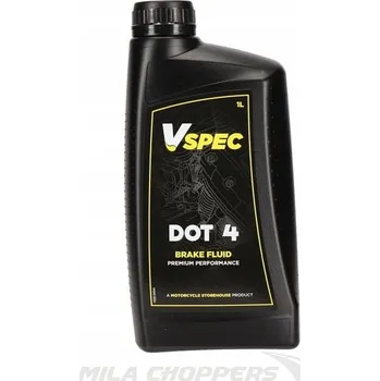 Brzdová kapalina Vspec DOT 4 silikonová brzdová kapalina 1 litr pro Harley-Davidson