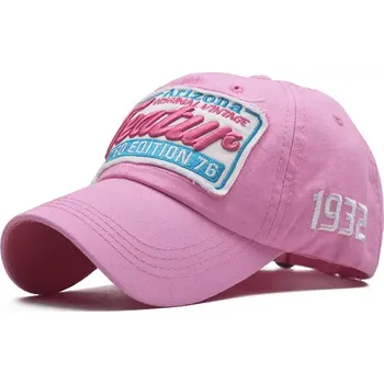 Čepice Čepice s kšiltem Bavlněná Kšiltovka Featur Růžová