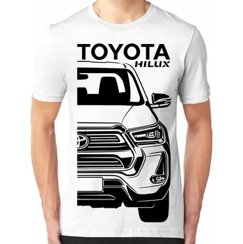 Toyota Hilux 8 Facelift Pánské Tričko Khaki M