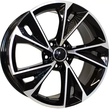 Alu kolo Alu kola Racing Line B1566, 17x7.5 5x112 ET42, černá + leštění