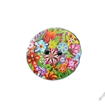 Knoflík Knoflík dřevěný - kouzelný knoflík II (3,0 cm)