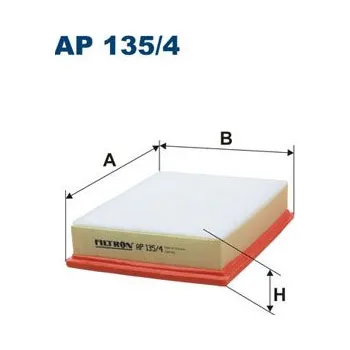 Vzduchový filtr Vzduchový filtr, , 8200602361, FILTRON, AP 135/4