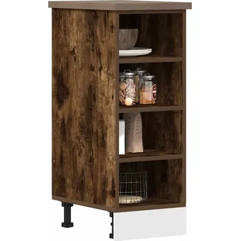 Kuchyňská skříňka Spodní skříňka „Riga“ kouřový dub 30x44,5x81,5 cm, konstrukční dřevo