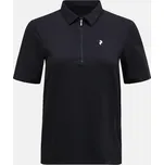 POLOKOŠILE PEAK PERFORMANCE W COMFORT ZIP POLO BLACK