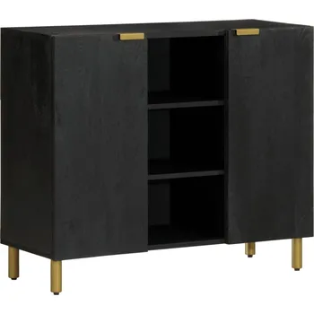 Příborník do zásuvky Příborník černý 90 x 33 x 75 cm kompozitní dřevo