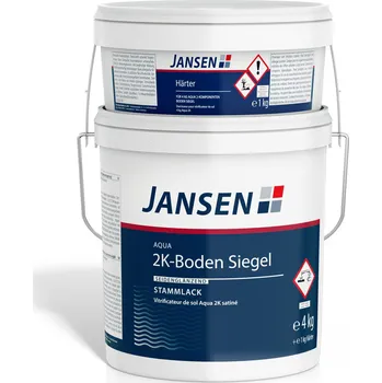 barva na beton Jansen Dvousložková epoxidová barva na beton 5kg, barva: oblázková šedá RAL 7030, satén