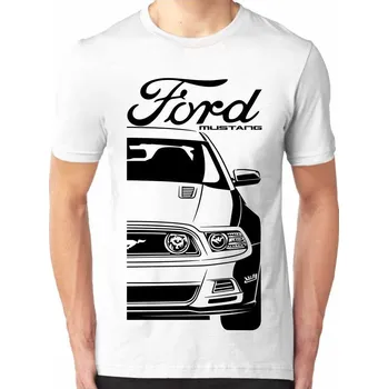 Ford Mustang 5 2014 Pánské Tričko Khaki M
