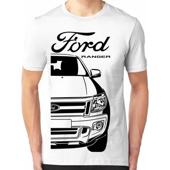 Ford Ranger Mk3 Pánské Tričko Khaki S