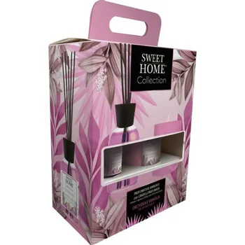 Aroma difuzér Sweet Home dárková sada - Orchidej a Vanilka