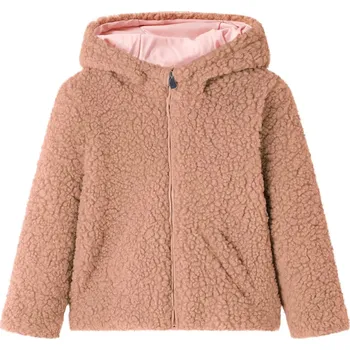 Dětská móda Dětská bunda s kapucí umělý kožíšek mátově zelená 104