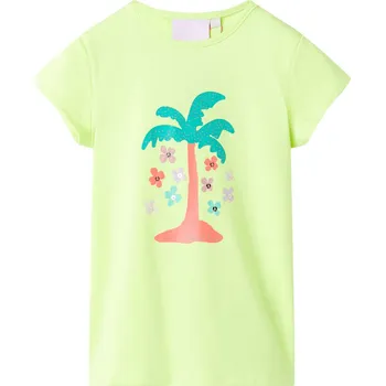 Chlapecké tričko Dětské tričko fluorescenční žluté 140