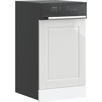 Kuchyňská skříňka Panel na myčku "Porto" bílý vysoký lesk 45x1,5x67 cm kompozit