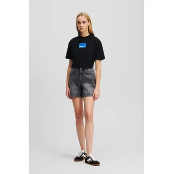 ŠORTKY KARL LAGERFELD JEANS KLJ HR DENIM SHORT WASHED GREY