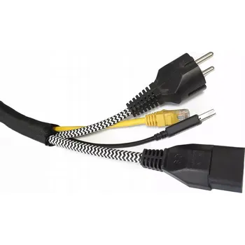 kabelová chránička Samozavírací pletený oplet, průměr 13 mm