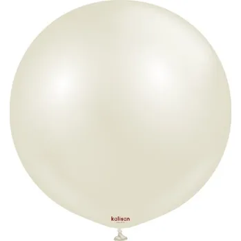 Balónek Balonek světlá slonovinová kost, Aura Ivory White 60 cm/24"