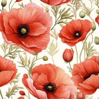 VODĚODOLNÁ LÁTKA OXFORD VLČÍ MÁKY