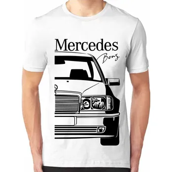 Mercedes E W124 Pánsky Tričko Khaki XL