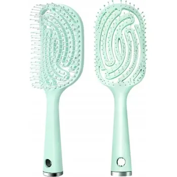 kartáč na vlasy Měkký kartáč na rozčesávání a fénování vlasů [MINT BARVA]