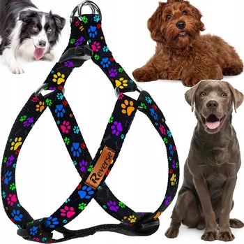 Postroj pro psa POSTROJ PRO PSA STEP-IN NASTAVITELNÝ SILNÝ POHODLNÝ NETLAČÍCÍ VEL. M