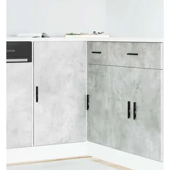 Kuchyňská skříňka Spodní skříňka pod umyvadlo "Lyon" betonově šedá, dřevo