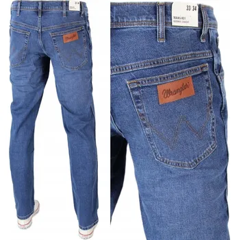 Pánské džíny Wrangler TEXAS pánské džíny rovného střihu velikost 34/30