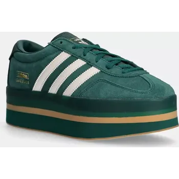 Pánské tenisky Vlněné tenisky adidas Originals Gazelle Stack zelená barva, JR8179, 41 1/3, 78X