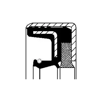 Automobilové těsnění Těsnicí kroužek CORTECO 01036948B