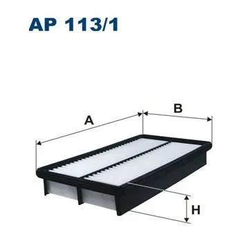 Filtr do auta Vzduchový filtr, , RF2A13Z40, RF2A13Z40A, RF4F13Z40, RF4F13Z409A, FILTRON, AP 113/1