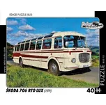Puzzle BUS 12 - ŠKODA 706 RTO LUX (1979) 40 dílků